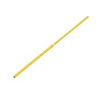 LOVIVER Allenamento Agility con Altezza Regolabile Telescopica per Esercizi di Slalom E Footwork Pvc Robusto E Base in Gomma Stabile Adatto a Campi di Calcio, Asta Telescopica 1.5M