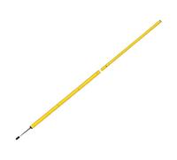 LOVIVER Allenamento Agility con Altezza Regolabile Telescopica per Esercizi di Slalom E Footwork Pvc Robusto E Base in Gomma Stabile Adatto a Campi di Calcio, Asta A Punta 1,5M