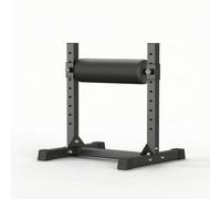 LOVIVER Allenatore Gambe Regolabile Supporto Squat Rullo Stazione Materiale Acciaio E Pelle Sintetica con Altezza Regolabile E Carico Elevato Adatto per