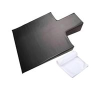 LOVIVER Attrezzatura per Esercizi a Cuneo Imbottita per Donne, Comoda per Pilates, Reformer, Tappetino per Allenamento in Palestra, Nero