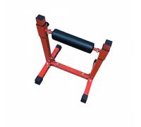 LOVIVER Attrezzatura per Esercizi Gambe Supporto Squat Stazione Monogamba Attrezzo Stabilizzata Rullo Morbido Altezza Regolabile Telaio Acciaio Adatta per, Rosso, Rosso