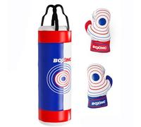 LOVIVER Bambini Colonna Gonfiabile per Allenamento Sacco da Libero Pilastro da Pugni Esercizi di Coordinamento E Reazione Adatto per Pratica Sportiva Giochi, Sacco Da Boxe Medio