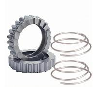 LOVIVER Bicicletta Mozzo Cricchetto Ingranaggio Disco Cricchetto Anello Molla Sostituzione in Acciaio Legato 18 Denti Angolo 20° Compatibile DT350 DT370