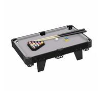 LOVIVER Biliardo per Bambini Tavolo da Biliardo Gioco da Tavolo Set Stecche Palline Mini Tavolo in Plastica E Legno per Coordinazione Motoria E Adatto a Casa Feste Interazione Genitori Figli, 52 CM