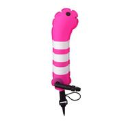 LOVIVER Boa di Segnalazione per Immersioni in Superficie, Boa Gonfiabile per Immersioni, Snorkeling con Clip, Accessorio Leggero e Compatto, Tubo di, Rosa Fluorescente