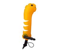 LOVIVER Boa di Segnalazione per Immersioni in Superficie, Boa Gonfiabile per Immersioni, Subacquea, con Clip, Tubo per Accessorio per Snorkeling e Pesca, Giallo Scuro