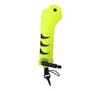LOVIVER Boa di Segnalazione per Immersioni in Superficie, Boa Gonfiabile per Immersioni, Subacquea, con Clip, Tubo per Accessorio per Snorkeling e Pesca, Giallo Fluorescente