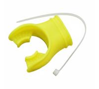 LOVIVER Boccaglio Subacqueo Regolatore Immersione Attrezzatura Snorkeling Accessorio Silicone per Alimenti Testurizzato Presa Sicura Riduce Affaticamento, Fluorescent Yellow