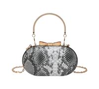 LOVIVER Borsa di body da donna con borsetta clutch a catena staccabile per celebrazioni, viaggi, Nero