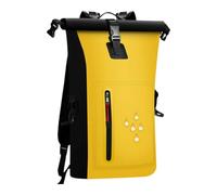 LOVIVER Borsa Impermeabile da 25 Litri con Tracolla Regolabile E Multifunzionale, Zaino Impermeabile per Kayak, Giallo