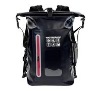 LOVIVER Borsa Impermeabile da 25 Litri, Custodia Resistente all'Usura, Zaino Impermeabile Multifunzionale per Kayak da Vela, Nero