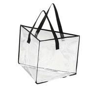 LOVIVER Borsa Organizer per Appendiabiti, Portaoggetti Triangolare Pieghevole con Manici, Grande Capacità, Leggero e Impermeabile per Riporre Giocattoli e per Ordine di Lavanderie, Guardaroba, Chiaro