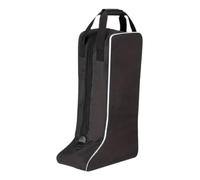 LOVIVER Borsa porta stivali da equitazione in tessuto Oxford, versatile, portatile, antipolvere, per escursionismo e campeggio, nera, 17x30x54 cm