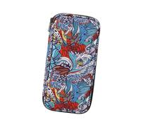 LOVIVER Borsa portaoggetti per uncinetti, custodia multifunzionale per ricamo, organizer per uncinetti per appassionati, Multicolore