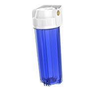 LOVIVER Bottiglia filtrante per acqua professionale a prova di perdite per filtro da 10 pollici, 4 Fili con Tavola