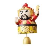 LOVIVER Campanello per negozianti per l'apertura delle porte Campanello decorativo Ornamento creativo della porta Tradizionale per la decorazione del, Rosso