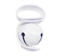 LOVIVER Campanello Rumoroso a Forma di Orso con Design Silenzioso, Campanello di Avvertimento per Escursionismo, Ciclismo, Pesca, Bianco