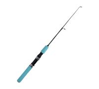 LOVIVER Canna da Pesca Telescopica Portatile con Impugnatura Comoda in Carbonio Leggera E Resistente Due Sezioni Adatta per Pesca su Ghiaccio Mare Laghi, 75cm