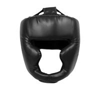 LOVIVER Casco da Boxe Protezione per la Testa per Le guance Casco da Boxe Protezione per la Testa per Grappling Wrestling Kickboxing, Nero Adulto