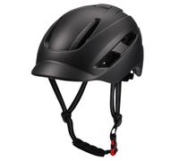 LOVIVER Casco da Ciclismo Casco Bici Stradale Casco Cittadino Casco per Commuting con Tecnologia a Stampaggio Integrato 11 di Aerazione Visiera Rimovibile, Titanio, L57-61CM