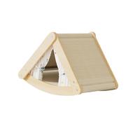 LOVIVER Cat Scratcher House Scratch Board House Minalismo Decoraggio per la casa Design Cozy Design Triangolo di Scratcher per Feline Friend