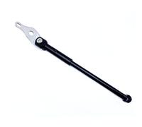 LOVIVER Cavalletto per Bicicletta Cavalletto Laterale Supporto Pieghevole Sostegno Parcheggio Accessorio Bici in Lega 6061 CNC Struttura Solida Peso Ridotto, Nero