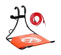 LOVIVER Cestino Portaoggetti Leggero, Multiuso, Staccabile, Portapacchi Anteriore per Bicicletta, Ideale per Parco, Esterni E Spiaggia, Arancione Rosso