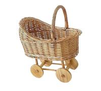 LOVIVER Cesto portafiori a forma di passeggino, organizer per fiori portatile, decorazione per matrimoni, cestino porta petali, accessori per la sposa per il, L