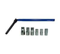 LOVIVER Chiave Inglese Da 8-14 Mm, Kit di Rimozione Dadi Posteriori per Idraulici, Strumento per La Riparazione Del Rubinetto Del Bagno, Utensili Manuali Resi, Blu