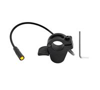 LOVIVER Comando Acceleratore per Monopattino Elettrico con Leva Pollice Regolazione Lineare Sensibilità Corpo Basso Profilo Fissaggio a Fascetta Connettore, 3pin Femmina