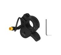 LOVIVER Comando Acceleratore per Monopattino Elettrico con Leva Pollice Regolazione Lineare Sensibilità Corpo Basso Profilo Fissaggio a Fascetta Connettore, 3pin Maschio