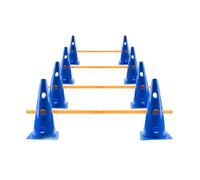 LOVIVER Coni E Ostacoli per L'agility Dog, Palo per Agility Portatile, Attrezzatura Resistente per L'allenamento di Calcio