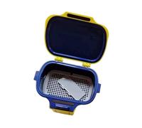 LOVIVER Contenitore per Esche da Pesca Sospeso, Contenitore Multiuso Leggero, Contenitore per Vermi Rosso da Pesca per Girelle, Dadi, Jig,