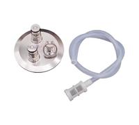 LOVIVER Coperchio di conversione a sfera con morsetto da 3", accessorio compatto e robusto per la preparazione della birra, tubo flessibile in silicone