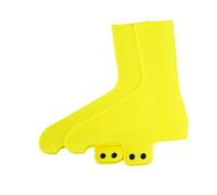 LOVIVER Copriscarpe Da Ciclismo 2 Pezzi Copriscarpe Da Bici Protezione Riutilizzabile Attrezzatura per Bici Da Strada E Montagna Tacchetti Copriscarpe, Yellow S