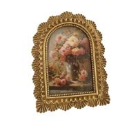 LOVIVER Cornice Arco con Rilievi Floreali Decorativa Cornice Ornata con Incisioni Floreali per Laurea