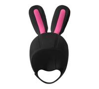 LOVIVER Cuffia Subacquea Cappuccio Muta Nuoto Cappello Termico Nuoto Surf Neoprene 3mm con Orecchie Decorazione Protezione Freddo Adatta per Immersioni Sport, Nero Rosa