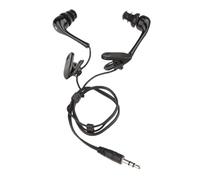 LOVIVER Cuffie per Auricolari IPX8 Impermeabili con Audio Subacqueo Sportivo da 3,5 Mm per MP3, Nero