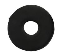 LOVIVER Cuscino per piercing all'orecchio con foro, versatile, morbido, sfoderabile, per dormire sul fianco, cuscino per protezione dell'orecchio, per, Rotondo Nero