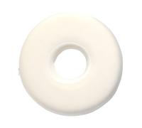 LOVIVER Cuscino per piercing all'orecchio con foro, versatile, morbido, sfoderabile, per dormire sul fianco, cuscino per protezione dell'orecchio, per, Rotondo Bianco