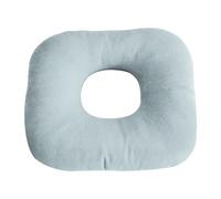 LOVIVER Cuscino per Piercing all'oreco con Foro per Indossare Le Cuffie, orecni, Protezione per Il rilassamento, Cuscino per Dorme di Lato, Blu