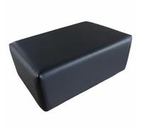 LOVIVER Cuscino Pilates Supporto Rettangolare Box Pilates Pilates Blocco Allenamento con Rivestimento in E Struttura in Legno Stabile E Imbottito per, Nero