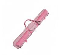 LOVIVER Custodia Stecca da Biliardo Porta Stecche Astuccio Borsa Tubo Materiale PU Nylon Metallo Protezione Imbottita Trasporto Comodo Manico Tracolla Adatta, Rosa, Rosa