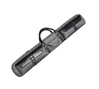 LOVIVER Custodia Stecca da Biliardo Porta Stecche Astuccio Borsa Tubo Materiale PU Nylon Metallo Protezione Imbottita Trasporto Comodo Manico Tracolla Adatta, Nero, Nero