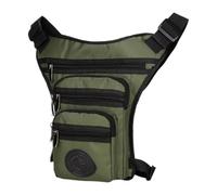 LOVIVER da uomo, multifunzionale, con cinghia per gamba, da gamba, per equitazione, passeggiate, escursionismo, viaggi all'aperto, Verde