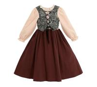LOVIVER Dirndl Bavarese Abbigliamento | Vestito Tradizionale Tedesco, Vintage, per Feste a Tema