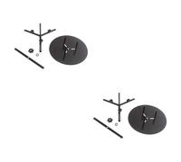 LOVIVER Distributore di cavi Distributore di fili Portatile Versatile Resistente Comodo Porta bobine di fili Compatto Anti-groviglio Supporto di scarico, 2 Livelli Da 36 Cm