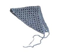 LOVIVER Donne all'uncinetto bandana head kerchief versatile accessori per capelli moda per donne decorazioni per ragazze bandana a maglia, Blu