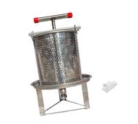 LOVIVER Estrattore per, Estrazione del Vino, Robusto con pressa Manuale a T, pressa per Frutta e Vino, per Verdure, Olio d'oliva, 1 Maglia di Filtrazione