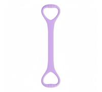 LOVIVER Fascia Elastica Donna Banda Resistenza Cinghia Allenamento Esercizio Stretching Silicone Morbido con Asole per le Mani Antiscivolo Adatta a Mobilità, Viola